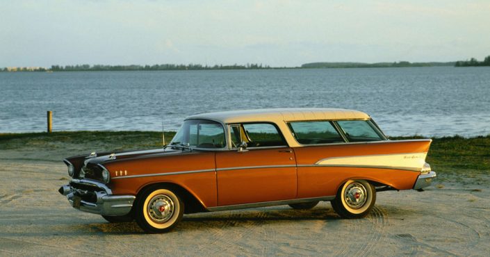 Classic Car on the Beach